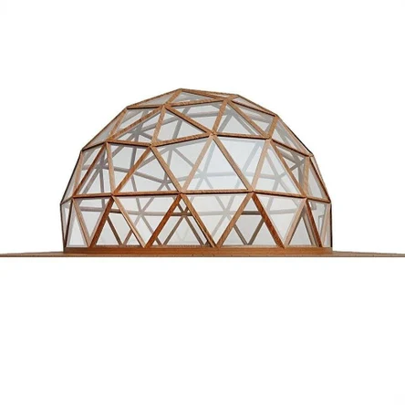 Сферический деревянный шатер