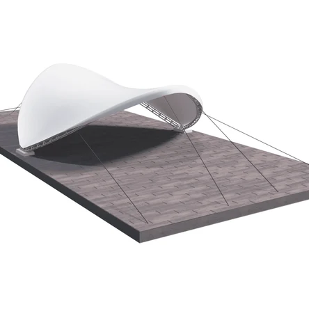 Каскадный тент