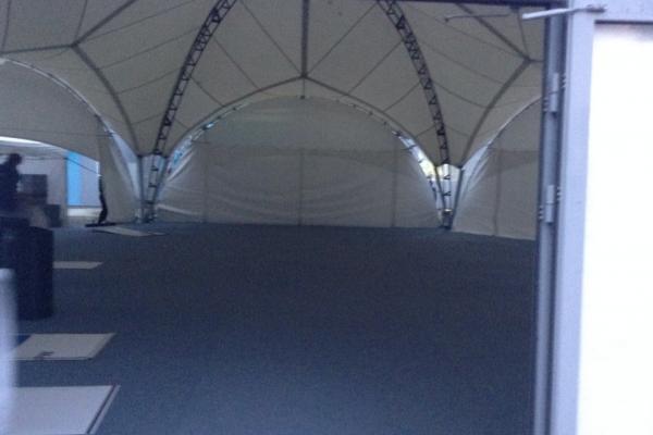 Арочный шатер 94 м² - 10х12