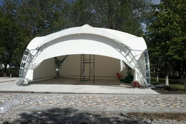 Арочный шатер 36м2 Дюна 6х6