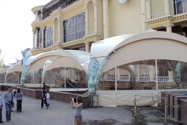  Арочный шатер 100 м² Дюна  10х10