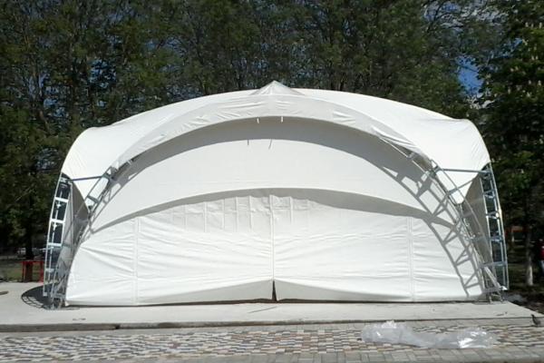 Арочный шатер 36 м2  6х6