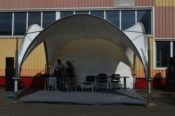 Арочный шатер 25м²  5х5