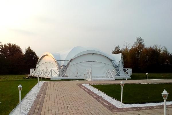 Шатер 260м2 - шестигранник 20x17