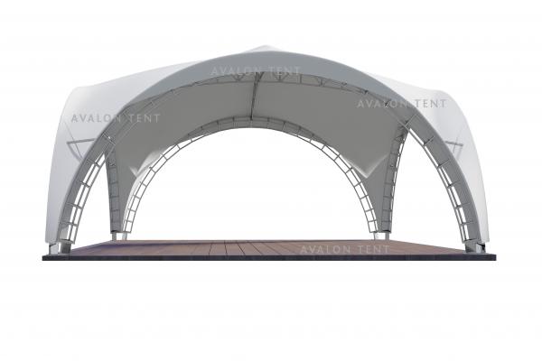 Арочный шатер 9х9 м (81 м2)